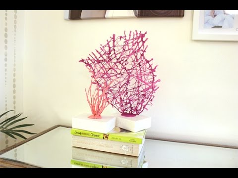 DIY Coral Sculpture Decor