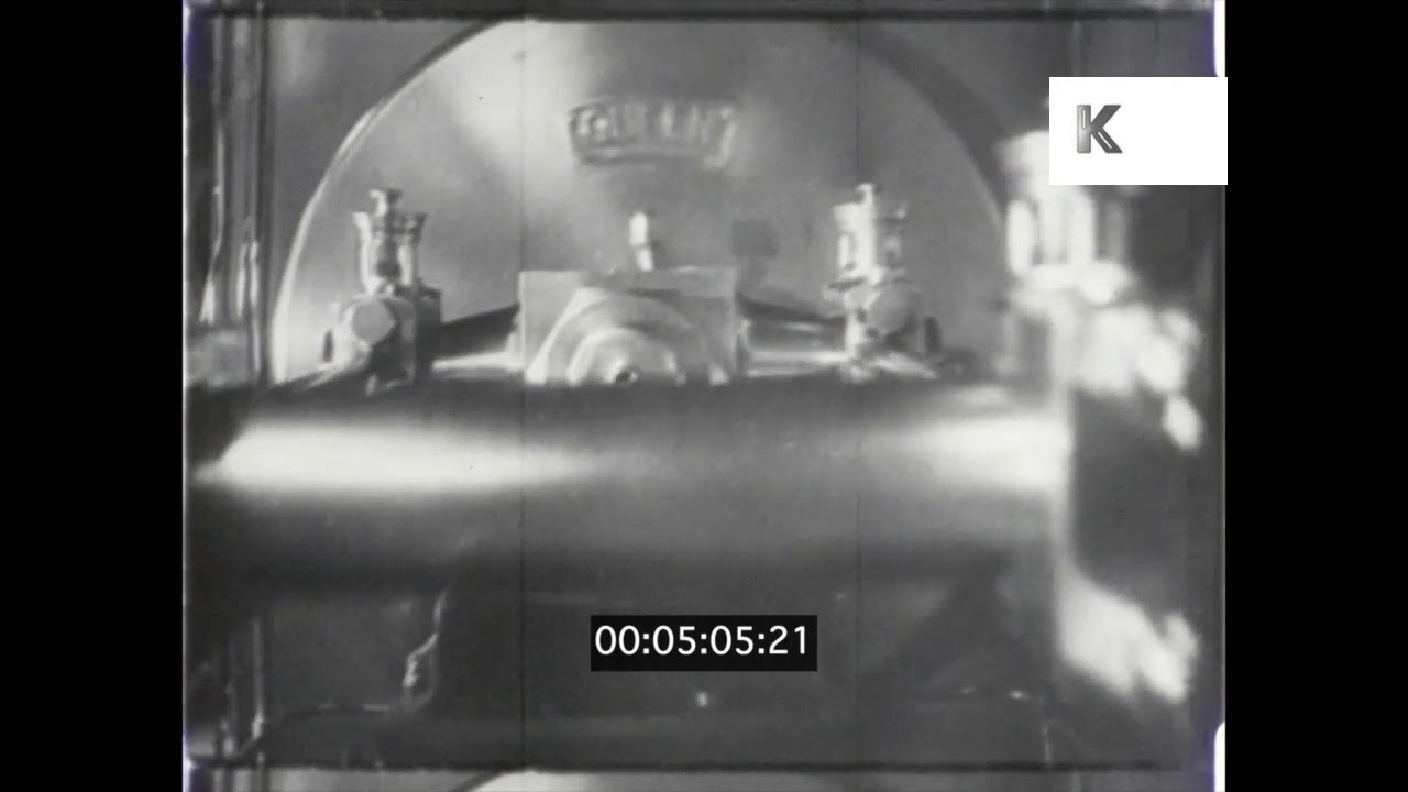 1930s UK Textile Industries, Cotton and Wool Production, 16mm