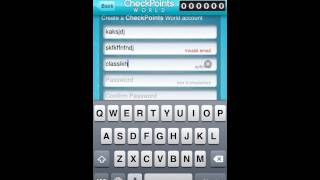 How to sign up for checkpoints app screenshot 2