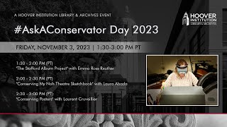 #AskAConservator Day 2023 | Hoover Institution Library & Archives