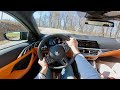 2022 bmw m4 competition xdrive  pov mountain road test drive exhaust audio