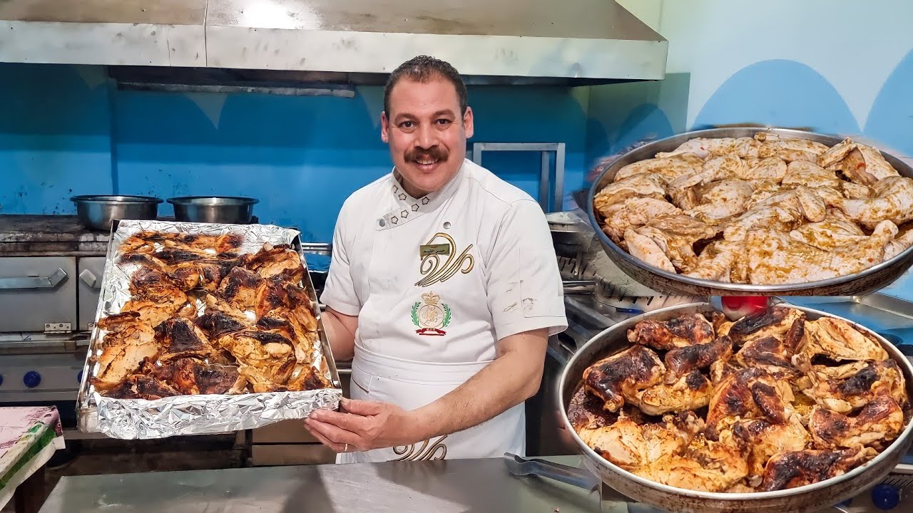 الفراخ المشويه في الفرن بتتبيلة جبااارة طعم وريحة تحفة بجد هتعمليها كل يوم 👌