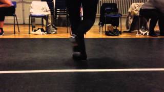 Learn to Tap Dance: Drop shuffle pick up change toe tap