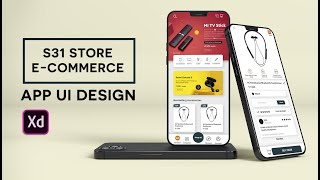 E-Commerce Store App UI Design Template | Adobe XD Template | Studious31 screenshot 1