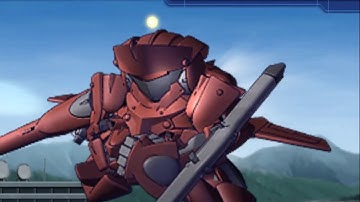 SD Gundam G-Generation Wars - AEU Hellion Ground Type All Animations
