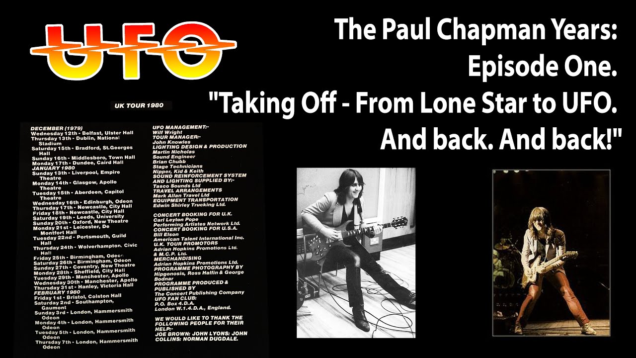 UFO - The Paul Chapman Years: Episode One. 