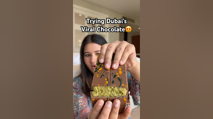 Is Dubai’s Viral chocolate worth the hype?🤔