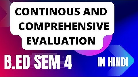 Continous and comprehensive evaluation File|In hindi|B ed sem 4|Internship file|Lucknow university