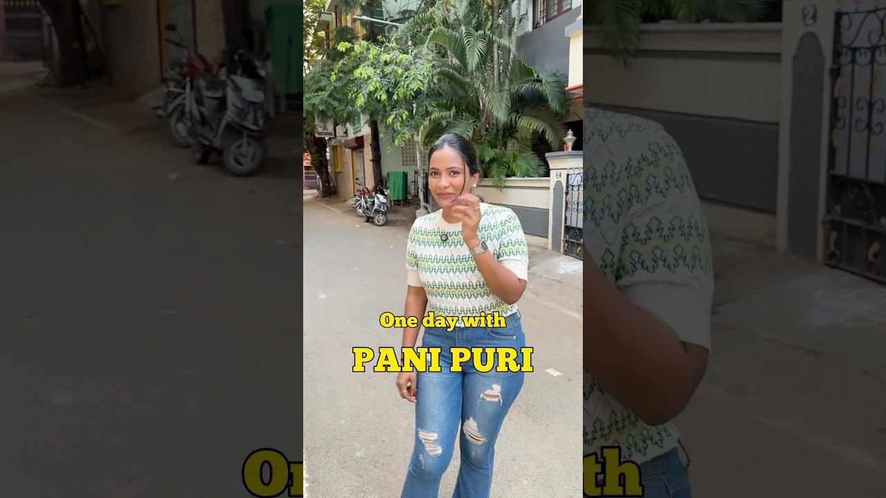 Один с Pani Puri Challenge 