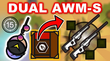 KILLING HACKERS With DUAL AWM-S! || *RAREST* COMBO in Desert! - Surviv.io