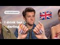Tom Holland being Tom Holland for 1 minute and 38 seconds ( iconic ) 💅🏼🇬🇧☕️