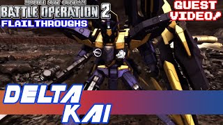 Gundam Battle Operation 2 Guest Video: MSZ-001X Delta Gundam Kai