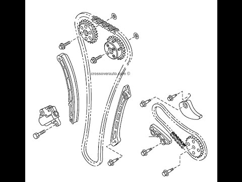 Цепь ГРМ 2 / MAZDA CX-7 (ER) 2.3 MZR DISI Turbo