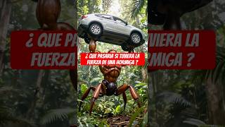 Que pasaria si tuvieras la fuerza de una hormiga