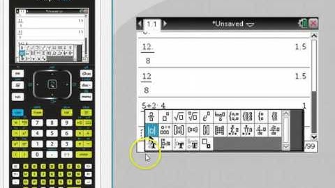 TI Nspire Introduction