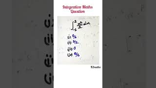 Can you solve this Integration maths question #maths#k2maths #shorts #definite#integration #question