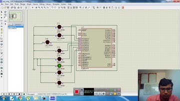 how to make a led in Array format in backward direction in avr at Atmega16.