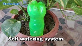 3 Self Watering system for plants, drip irrigation system, bottle watering system