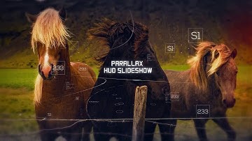 Parallax HUD Slideshow | After Efects Project Files
