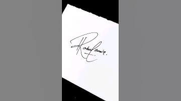 Top signature style video | Rahul name sign | Best signature style video | #sign #signature #art