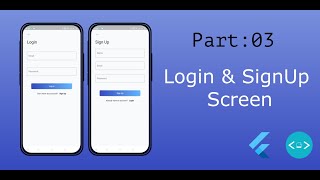 Login and SingUp Screen | Part - 03 | Bolt E-commerce App | Flutter UI | Speed Code