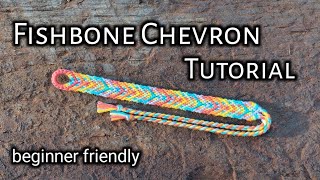 FISHBONE CHEVRON TUTORIAL (beginner friendly and in depth) || friendship bracelets