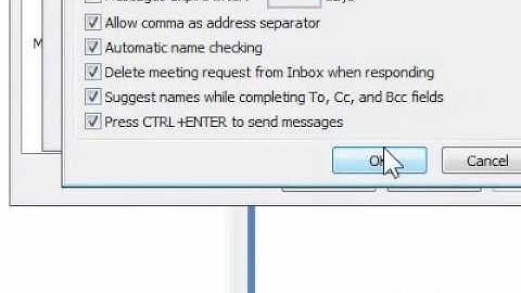 How to change the mouse cursor when messages arrive in Outlook