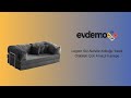 EVDEMO Legom Stil Aktivite Koltuğu Yatak Olabilen Çok Amaçlı Kanepe