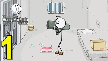 The Henry Stickmin Collection! Escaping The Prison - Episode 1 - All Endings And Fails