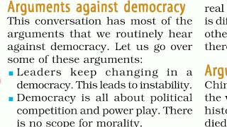 arguments against democracy points