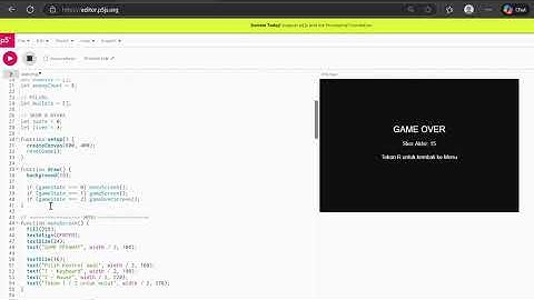 UAS GRAFIKA KOMPUTER MEMBUAT GAME SEDERHANA KEZIA SHALOM 