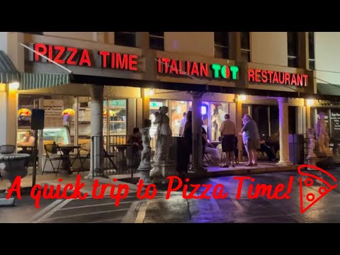 A quick trip to Pizza Time in Coral Springs FL!