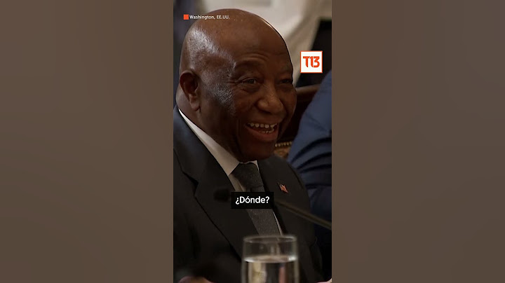 Trump se sorprende con el buen inglés del Presidente de Liberia: fue colonia de EE.UU