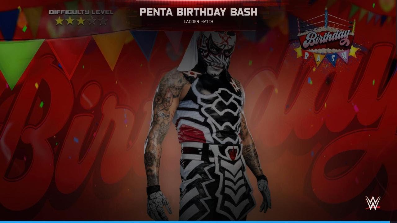 WWE 2K25 PENTA BIRTHDAY BASH LADDER MATCH 🆚 REY MYSTERIO 🤯