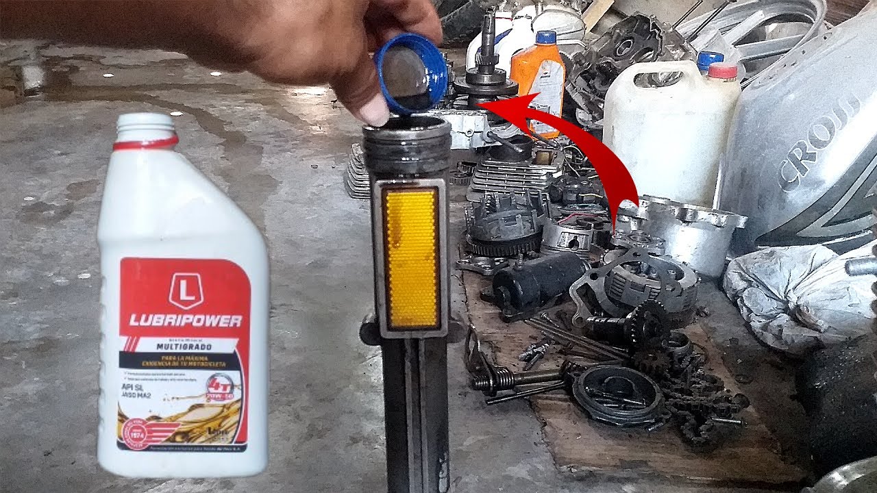 MEDIDAS DE ACEITE PARA BARRAS DE MOTO - YouTube