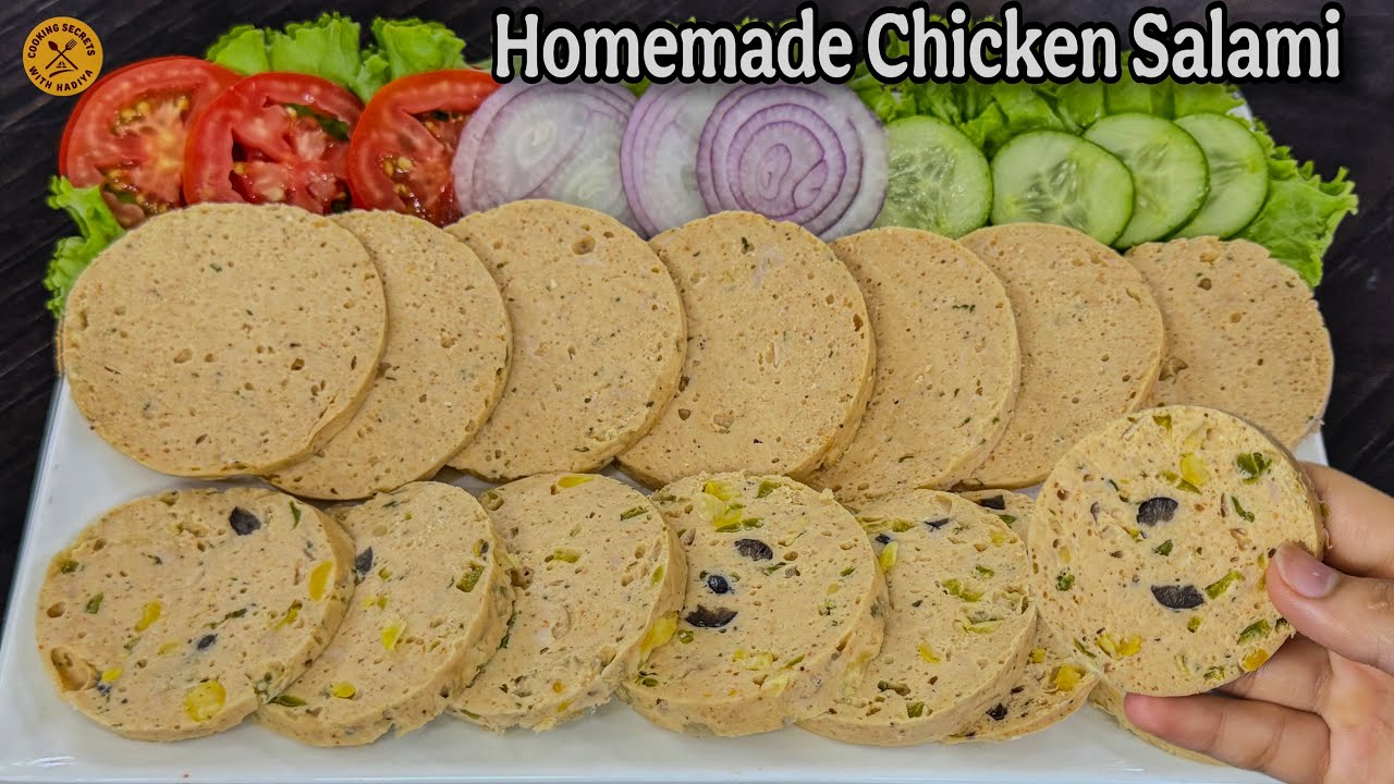 How to Make Chicken Salami at Home | Chicken Salami Recipe | Chicken Sausage