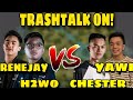 Renejay and H2wo vs Yawi and Chester | Mobile Legends | Trashtalk on!