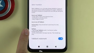 How to enable/disable TalkBack with hardware keys on Xiaomi Redmi Note 11 Android 12