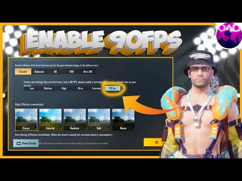 How To Enable 90 FPS In Pubg Mobile /BGMI (2023)