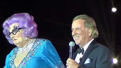 Dame Edna with Terry Wogan in Hyde Park 2013