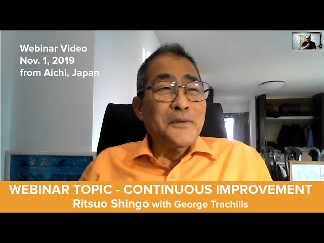 Webinar 2 - How to think regarding Continuous Improvement