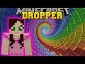 Minecraft: - RAINBOW SPIRAL!!! - THE DROPPER - Custom Map [2]