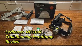 Narabar Orientalsk bagagerum Ledlenser NEO10R Headlamp Review for Trail Running - YouTube
