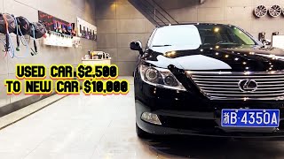 Spend $2500 To Buy An Old Lexus LS 460L Car And Turn It Into A New Car After 2 Months