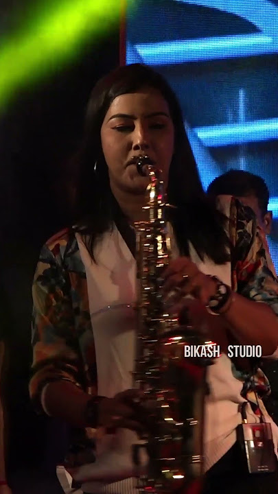 Saxophone Music || Saxophone Queen Lipika || Pyar Hamara Amar Rahega || Shorts || Bikash Studio