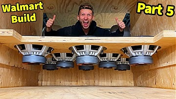 Building the LOUDEST Walmart Subwoofer System | Part 5