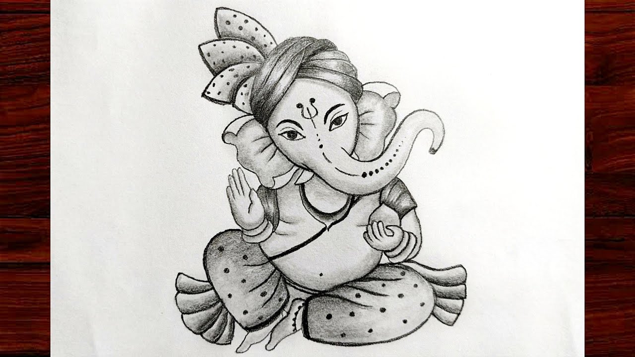 Details 122+ pencil drawing ganpati latest