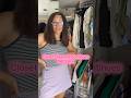 SELL? KEEP? TRY ON? Going through my dresses as part of my closet clean out project! #mom #organize