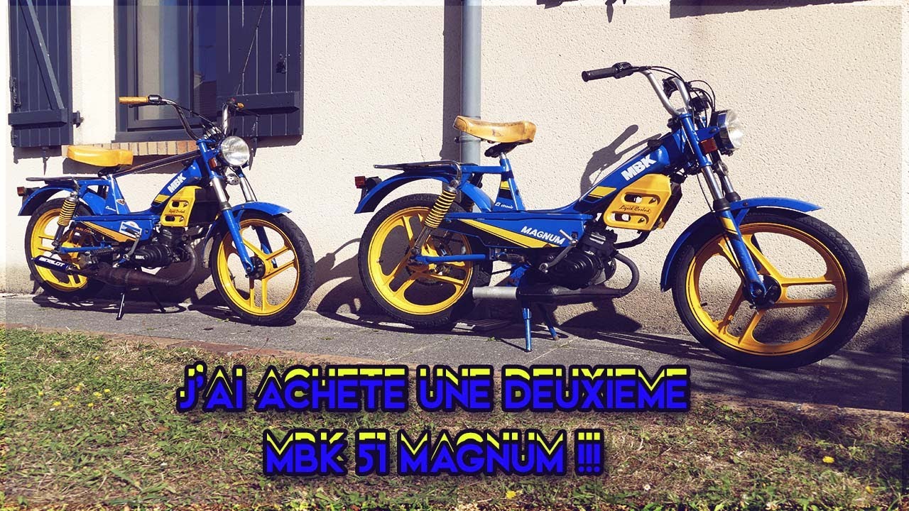 MBK 51 Magnum de 1987 à 1991 - Caractéristiques techniques - Actualités de  la mobylette par Mobylette Mag