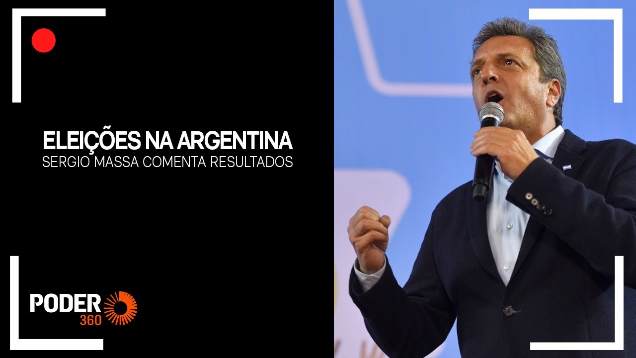 Ao vivo: Sergio Massa comenta resultado da eleição da Argentina